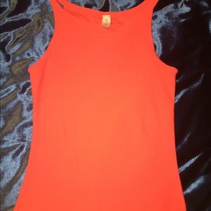 Red tank top